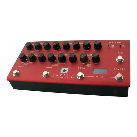 Amplificador Y Pedal De Efectos Blackstar Dpto. 10 Amped 2 Rojo