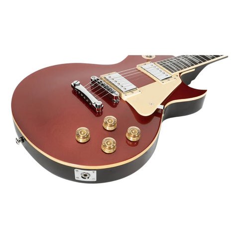 Guitarra Eléctrica 6 Cuerdas Mars Les Paul Classic Red Color Rojo Material Del Diapasón Palo De Rosa Orientación De La Mano Diestro