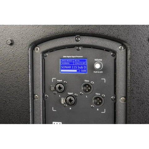 Hk Sonar 115 Sub D Subwoofer 15 Pulgada 1500w 125db 60-150hz Negro