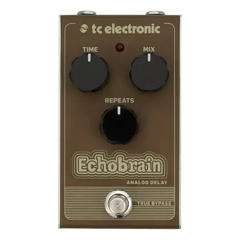 Tc Electronic Echobrain Pedal Delay Análogo Para Guitarra Color Café