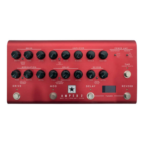 Amplificador Y Pedal De Efectos Blackstar Dpto. 10 Amped 2 Rojo