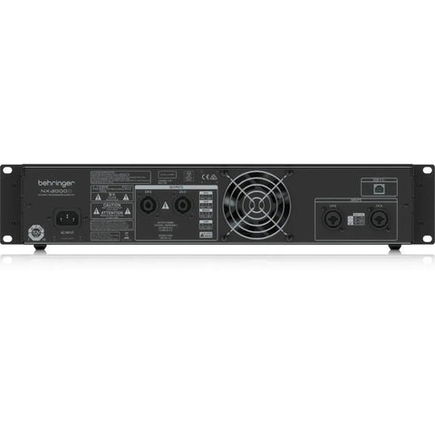 Amplificador Behringer Nx3000d Poder De Audio Profesional Negro 3000 W