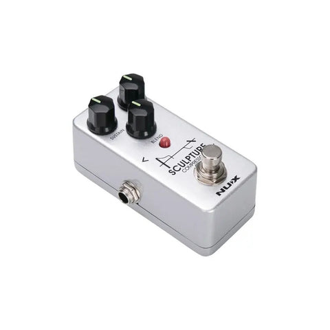 Nux Ncp-2 Sculpture Pedal Compressor Guitarra Electrica Gris Plata