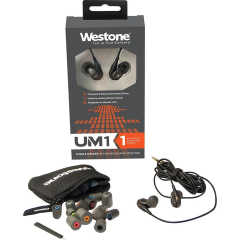 Audifonos Monitores In-ear Ahumado Westone Audio Um1 Smk Ahumado