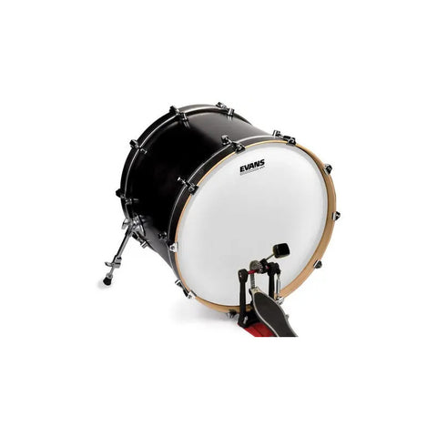 Evans Bd20uv1 Parche Golpe Bombo 20 PuLG Uv1 Coated 1 Capa Blanco