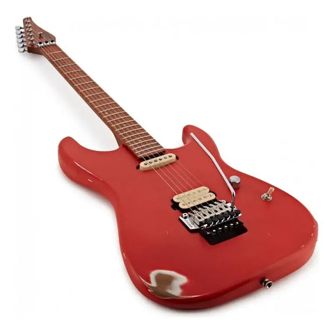 Guitarra Eléctrica 6 Cuerdas Red Jet Guitars Js850 Diestro Rojo Maple