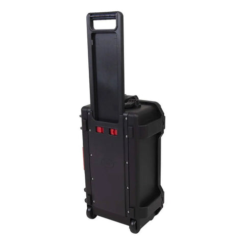 Estuche Rígido Proel Ppcase12w Negro Con Ruedas Manija Para Equipo Audio