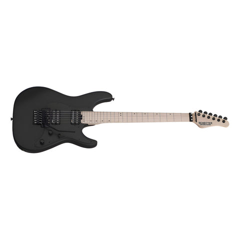 Guitarra Electrica Negro Satinado, Schecter Sun Valley Ss-fr Diestro Satin Black Arce