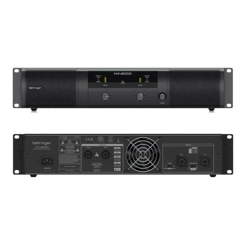 Behringer Nx3000 Amplificador Poder 3000 W Crossover Interno Color Negro