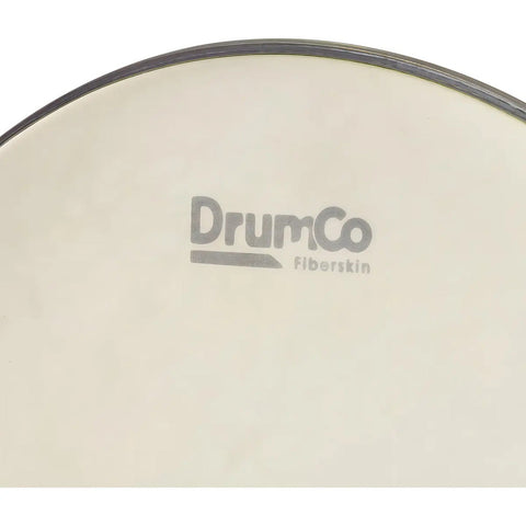 Parche Para Batería 16 Pulgadas Fiberskin Drumco Dr-16fsk Rugoso Cálido Blanco