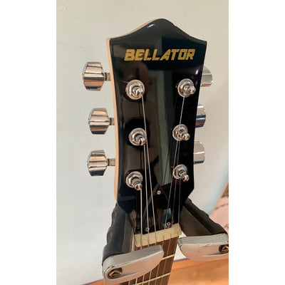 Paquete D/guitarra Eléctrica Les Paul, Bellator Egp10wlp-sby Color Sombreada Amarilla