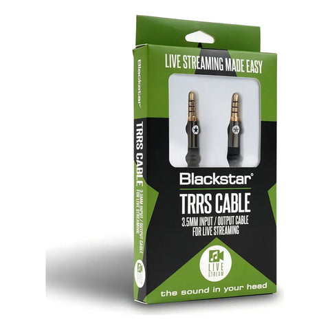 Blackstar Ba930100 Cable Auxiliar Trss 3.5mm Audio 1.8 Mts