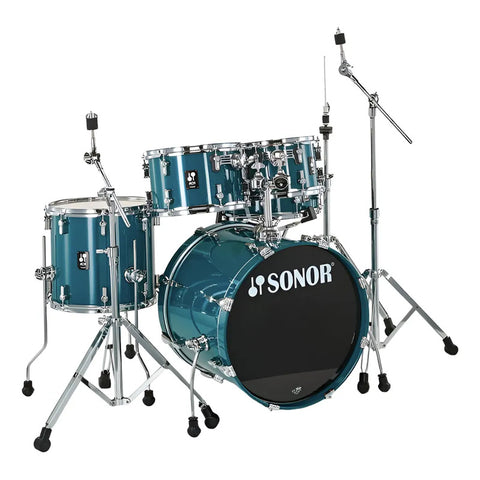 Bateria Sonor Mod. Aq1 Stage Set Azul Cbb Caribbean Blue Azul Acero