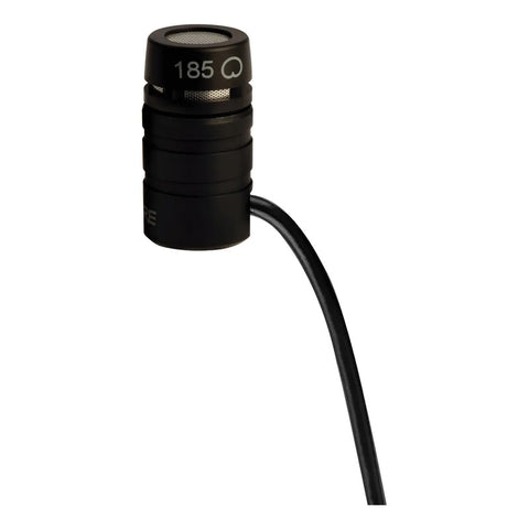 Micrófono Lavalier Cardioide Cápsula Condensador Shure Mx185 Negro