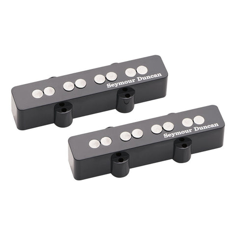 Set De Pastillas Para Bajo Seymour Duncan Quarter Pound Jazz Negro