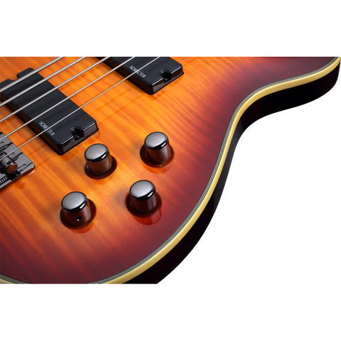 Bajo Eléctrico 5 Cuerdas Schecter Omen Extreme-5 Vsm Diestro Vintage Sunburst 5