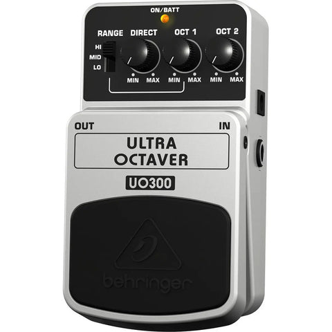 Pedal Ultra Octavador De 3 Modos, Behringer Uo300 Gris