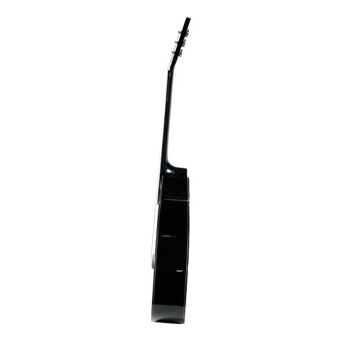 Guitarra Electroacústica  La Sevillana Ga-320ceq Blk Negro Diestro