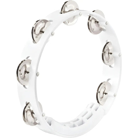 Pandero De 8  2 Hileras De Crótalos De Acero, Meinl Htt8  Blanco