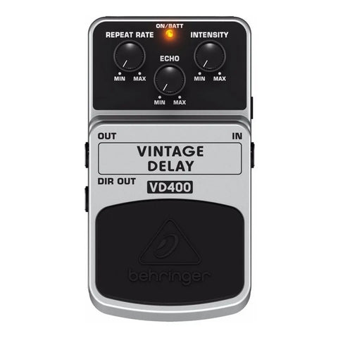Pedal Behringer Vd-400 Vintage Delay Totalmente Gris