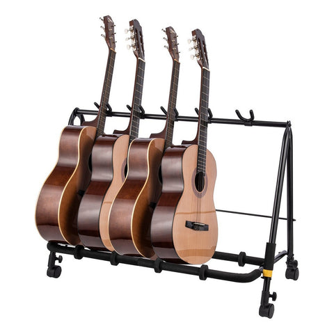Soporte Para 5 Guitarras Acus/electric Hercules Gs525b Plus Negro