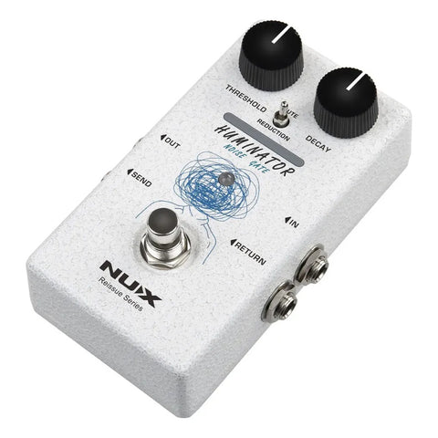 Pedal Nux Nrn-1 Huminator  Pedal Noise Gate Analógico Blanco