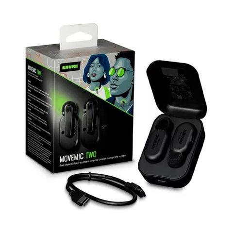Shure Movemic, Micrófonos Inalámbricos Bluetooth, Mv-two Color Negro