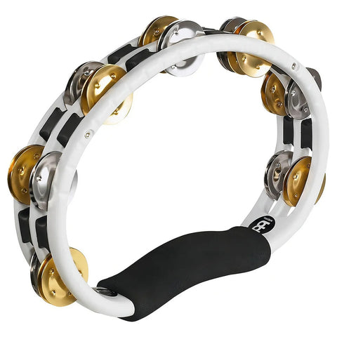 Meinl Tmt1m-wh Pandero De Plástico Crótalos Latón Y Acero Color Blanco