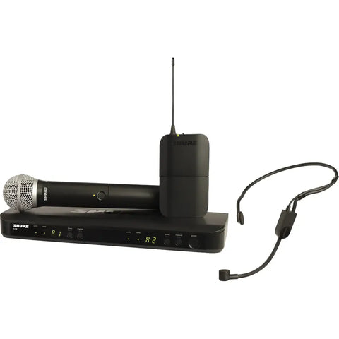 Sistema Inalambrico De Mano Y Diadema Shure Blx1288/p31 Negro