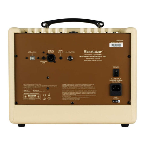 Combo Para Guitarra Acústica Blonde Blackstar Sonnet 60 Blonde