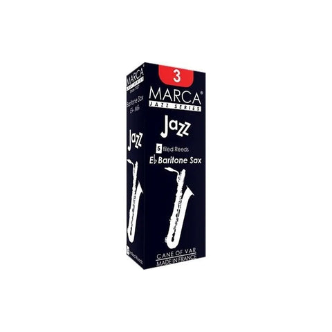 Caña Saxofón Barítono Marca Reeds Jz730 Fuerza 3 Madera Jazz Pack 5 Uds