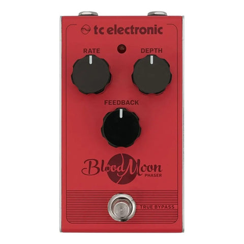 Pedal Phaser Tc Electronic Blood Moon Guitarra Eléctrica Rojo