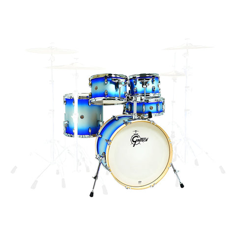 Batería Gretsch Catalina Birch 22 Cs1e625 Blue Silver Duco Azul