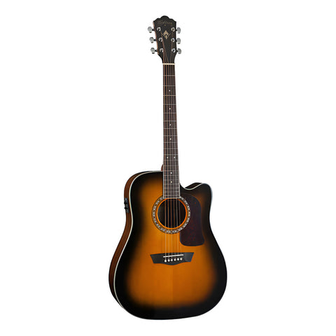 Guitarra Electroacústica Washburn Heritage D10sce Sunburst