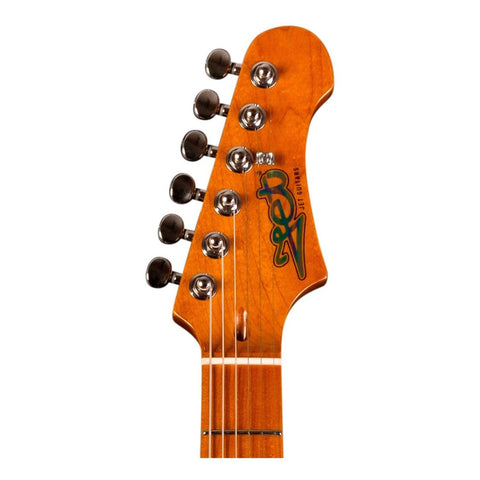 Guitarra Eléctrica Transparent Black Jet Guitars Js450 Diestro