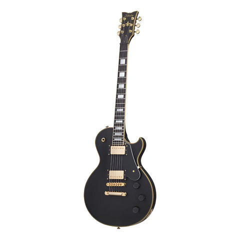 Guitarra Schecter Solo-ii Custom Negro Satinado Envejecido Diestro Negro