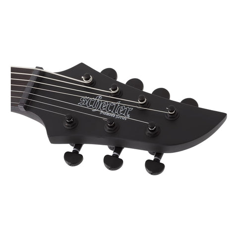 Guitarra Schecter Electrica 7 Cuerdas Km-7 Mk-iii Ex Black S Diestro Negro Ébano