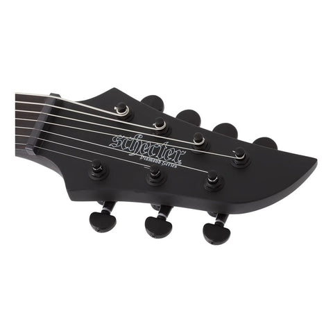 Guitarra Schecter Electrica 7 Cuerdas Km-7 Mk-iii Ex Black S Diestro Negro Ébano