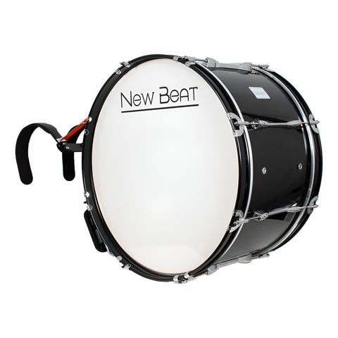 Bombo Para Banda De Marcha 22  New Beat Nb-mabd22 Negro.