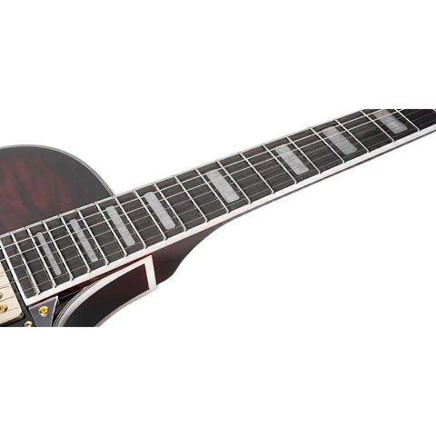 Guitarra Eléctrica 6 Cuerdas Mars Les Paul Jazz Red Color Rojo Material Del Diapasón Palo De Rosa Orientación De La Mano Diestro