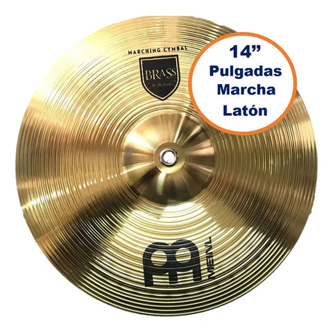 Set Platillos Marcha Latón Ms63 14 Pulgadas Meinl Ma-br-14m