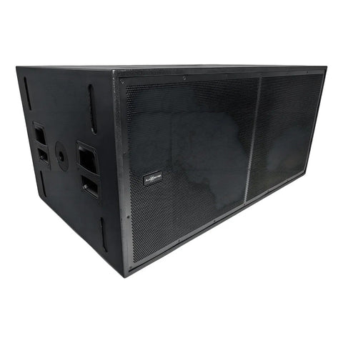 Subwoofer Activo Audiocenter S3218a Ii 4000w 2x18 Pulgadas Color Negro