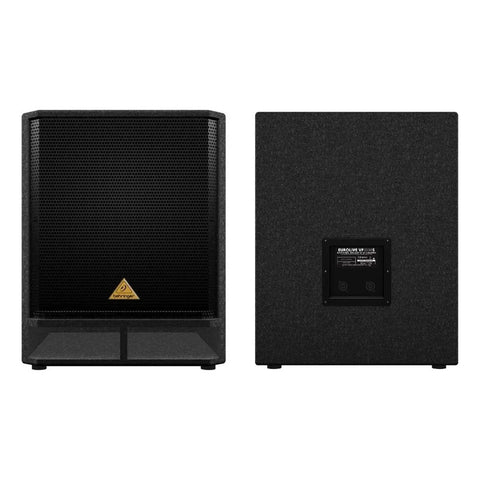 Bafle Bocina Subwoofer Behringer 18 Pulgadas Pasivo Vp1800s Negro