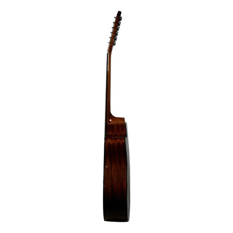 Guitarra La Sevillana Tx-1200ceq Tsb Electroacústica 12 Cuerdas Sombreada Sombreado Diestro Palo De Rosa