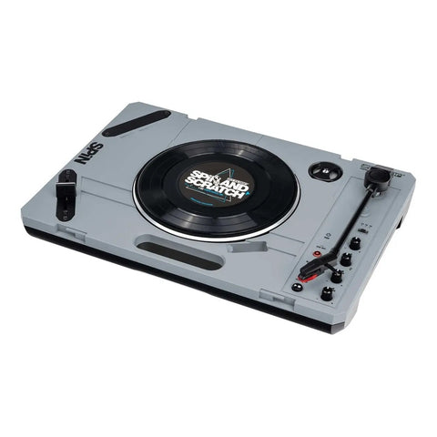 Tornamesa Portátil Para Scratching Y Cutting Reloop Spin Gris