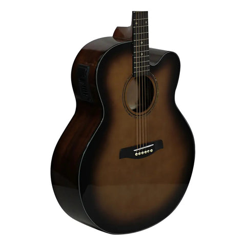 La Sevillana Ju-340ceq Guitarra Electroacústica Sunburst Color Sombreado