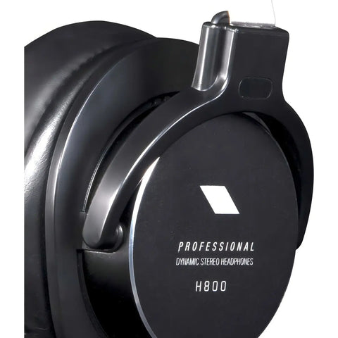 Audífonos Eikon H800 Monitoreo Estudio Grabación Podcast Color Negro 3m