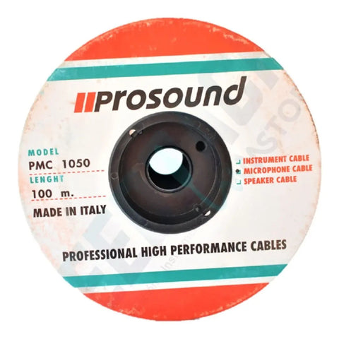 Cable P/microfono Profesional 100mt, Prosound Pmc1050-100mt