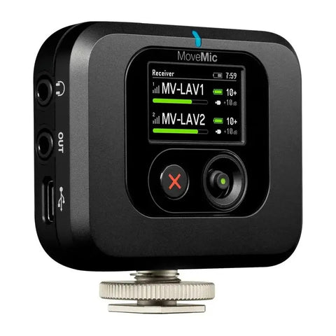 Receptor Portátil P/cámaras/dispositivos Móviles Shure Mv-r Negro