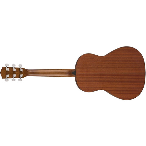 Guitarra Acústica Natural De Tamaño 3/4 Fender Fa-15 Natural Diestro